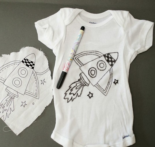 Create Baby Bodysuits for a Baby Shower or Gift