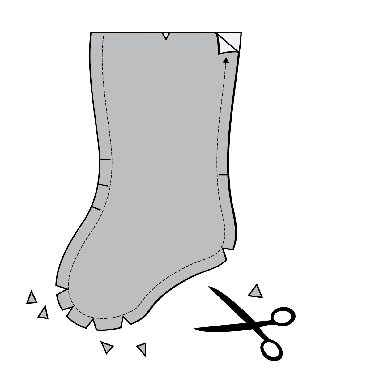 Color Me Christmas Stocking Pattern Free pattern/tutorial